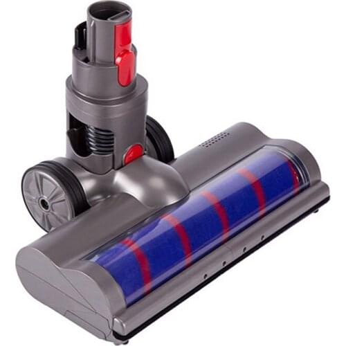 Absolute Fluffy Soft Roller Head for Dyson V7 V8 V10 V11 Vacuum Cleaner Quick Release Electric Floor Head with Led Light