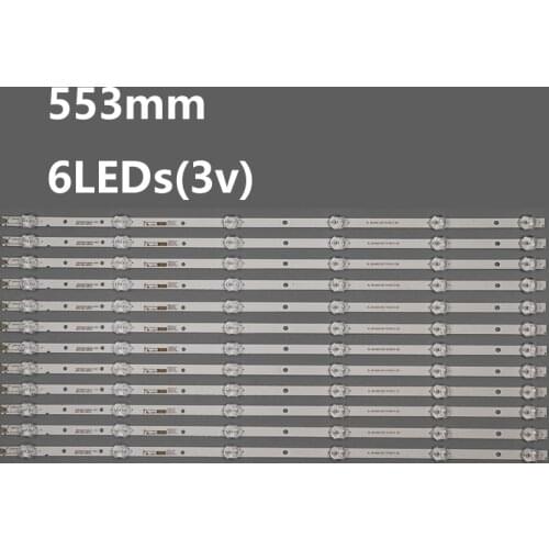 New 12PCS LED Backlight Strip CY-550D-6X12-HL+HT NPB45D544103BL041-001H for AXEN AX55LEDA88/0227 SUNNY SN55LEDA88 SN55LEDA38/02