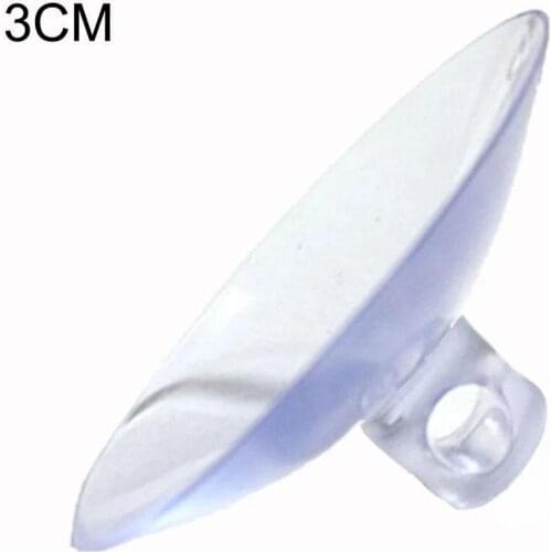 30/40/50mm 10PCS/lot High-end Sucker Suction Cups Mushroom Transparent Hot Button Transparent Sale Suckers Head Color Cup B0V9