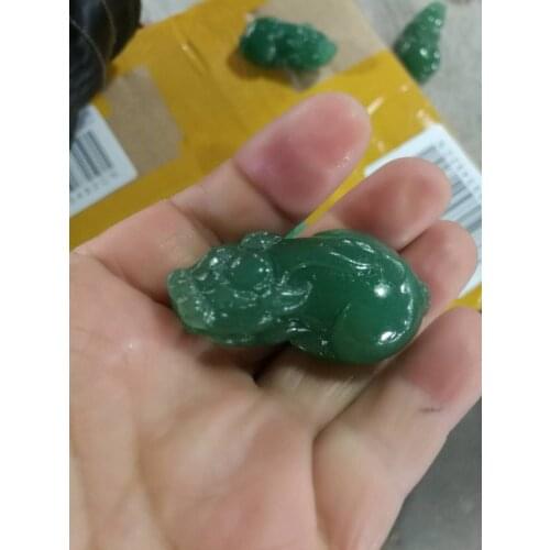 Drop Shipping dongling Jades jadeite PIXIU Handmade Lucky pendant Men Women jewelry