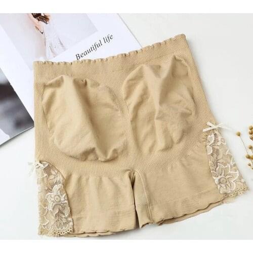 Safety Short Tights Short Femme Sexy Midle Waist Summer Womens Sexy Safety Shorts Lace Solid Color Seamless Boxers Underwear