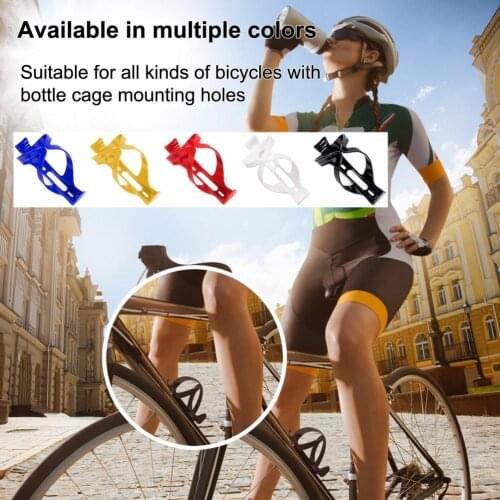 Stable Lightweight Bike Bottle Rack Anti-scratch Plastic Superb Toughness Portable Bicycle Cycling Water Holder for Outdoor