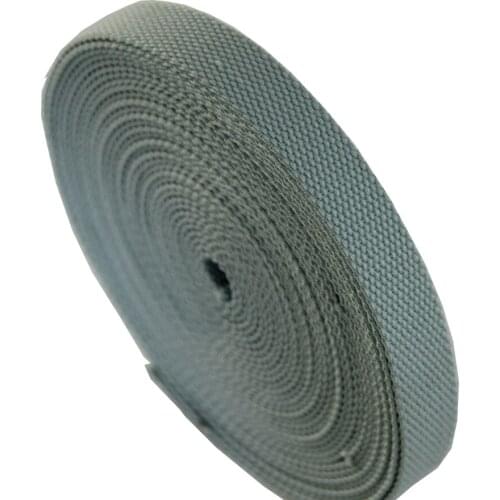 High quality green color 2 cm wide cotton tape webbing for bag strap hot sale 3/4 inch