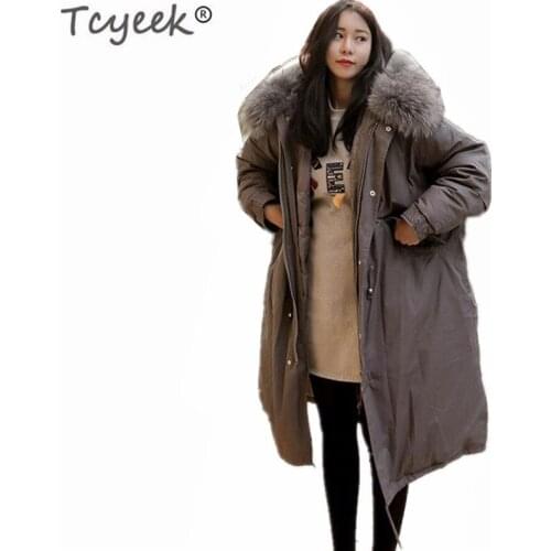 Plus Size Winter Jacket Women Down Cotton Padded Warm Coat Long Parkas Big Fur Hat Female Tops Abrigo Mujer LWL944