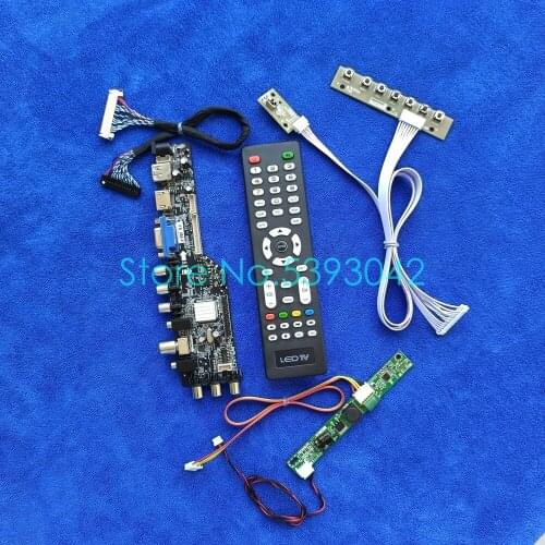 LCD drive board kit 3663 DVB Fit M270HAN01/M270HTN01/M270HTN02/M270HVN02 USB VGA AV digital signal 1920*1080 30Pin LVDS LDE