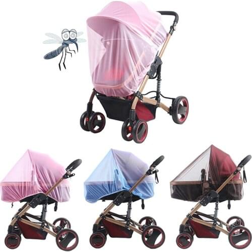 1PC Baby Stroller Pushchair Mosquito Insect Shield Net Safe Infants Protection Mesh Stroller Accessories cart Mosquito Net