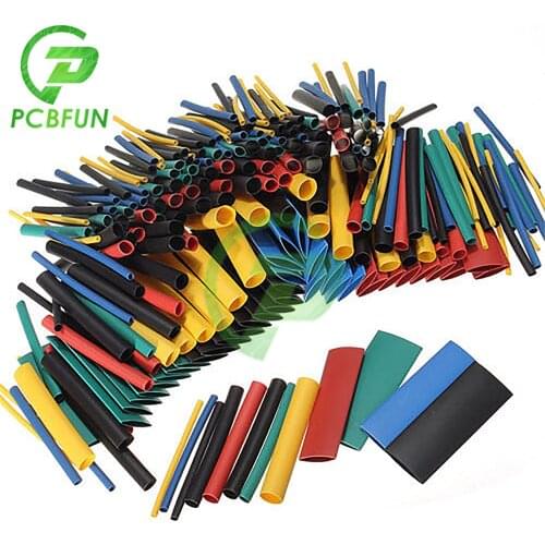 127/140/328/400/530 PCS Heat Shrink Tubing Electrical Connection Sleeves Wrap Cable Waterproof Assortment Kit Tube