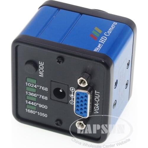 1680 * 1050 CMOS HD Digital C-mount Microscope Camera Magnifier VGA Output for PCB Soldering Lab Industry Industrial