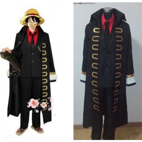 2016 Anime One piece luffy Trafalgar Law Cosplay custome