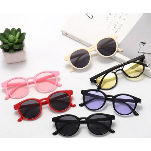 2021 Fashion Brand Kids Sunglasses Black Childrens Sunglasses Anti-uv Baby Sun-shading Eyeglasses Girl Boy Glasses UV400
