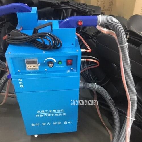 808 Dual-Head Dual-Motor Automatic Fuel Supply Suction Thread Cutting Machine Wire Ends Cutting Machine Electric Thread Cutter