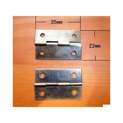 A26 Hardware supplies antique silver iron hinges for gifts &jewelry wooden box small hinges spring 22mm*35mm