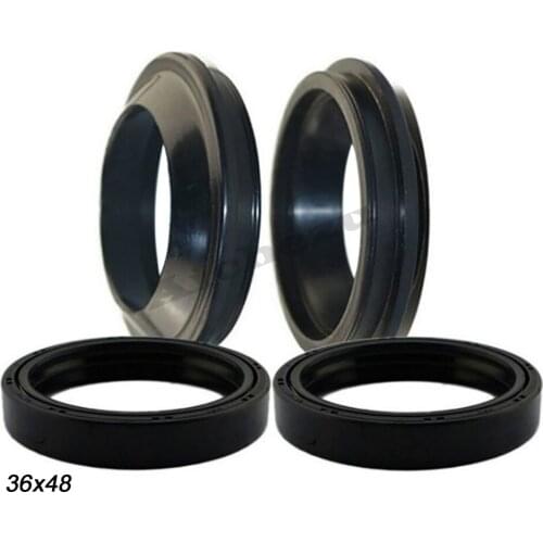 ACZ Motorcycle 36x48x11mm Front Fork Damper Oil Seal Rubber Shock Absorber For XR200R EX250 EN450 EN500 EX500 KZ550 KZ750 YZ125