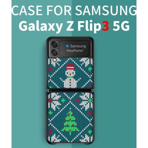 For Samsung Galaxy Z Flip3 Case, Galaxy Z Flip 3 Case. Pu Material Protective Cover