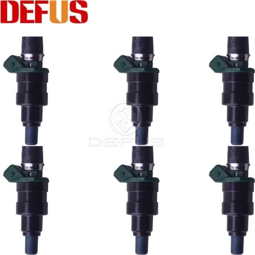 DEFUS 6PCS OEM 0280150035 Tail Fuel Injector Bico Nozzle For Benz 8(W114) S-class(W116) 94-16 fuel injection Good Quality New