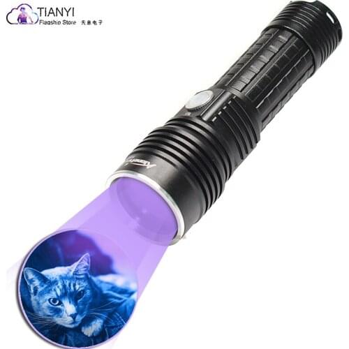 Woods sunglasses purple light LED portable 20w fluorescent agent detection cat moss inspection UV flashlight