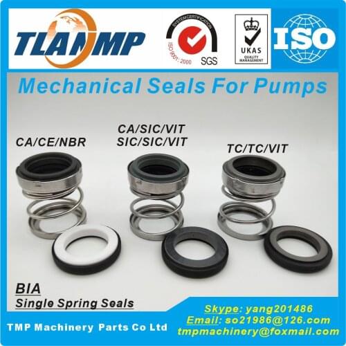 BIA-53 BIA/53 Burgmann Mechanical Seals -Rubber Below Water Pump Seal (Material:CA-CE-NBR, CA-SIC-VIT, SIC-SIC-VIT, TC-TC-VIT)