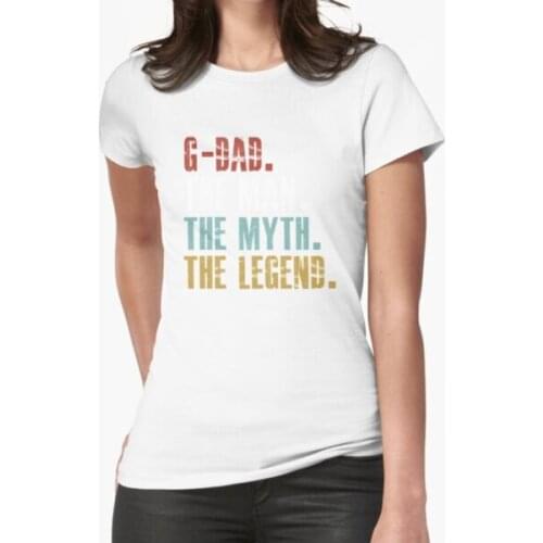 G Dad The Man The The Legend T-Shirt Print Top