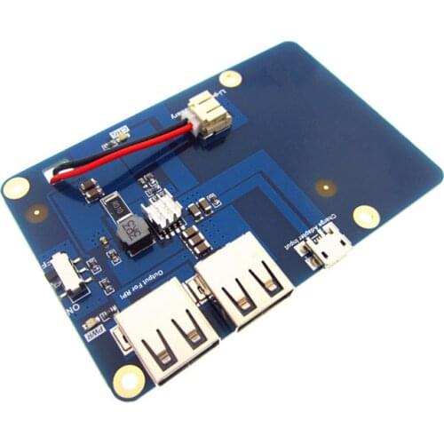 Lithium Battery Pack Expansion Board Power Supply with Switch for Raspberry Pi 3,2 Model B,1 Model B