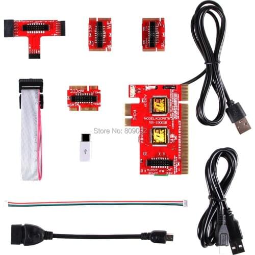 PCI/PCIE/MiniPCIE/LPC/EC Motherboard Diagnostic Computer Analyzer LCD Tester Card For PC Notebook laptop and Smart Phone