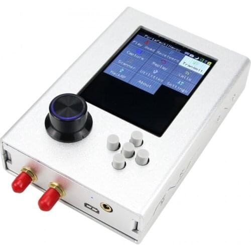 Unassembled 1MHz-6GHz SDR Software Defined Development Radio HackRF One + Portapack H2 + 5 Antennas + Data Cable