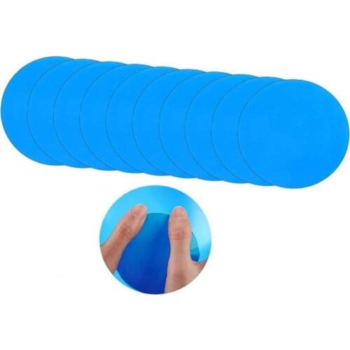 10Pcs Pool Repair Patch Waterproof Adhesive PVC Inflatable Boats Repair Tape for Swimming Pools