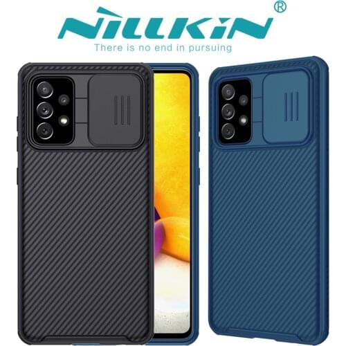 Nillkin Shockproof Back Blue Phone Cover Camera Lens Protection Phone Case For Samsung Galaxy A72 A52 A32 4g 5g Black