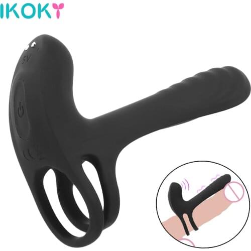 Strapon Cockring Vibrators Sex Toys For Couples Tools Men Penis Stretcher Enlargement Machine Anal Clitoris Massager Adults Shop