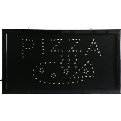 CHENXI 21 Styles Led Pizza Burger Panini Hot Dog Hamburger Tacos Business Open Signs Animated 19*10 Inch Food Advertise Display