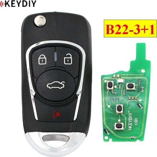 KEYDIY B series B22-4 3+1 button universal KD remote control for KD200 KD900 KD900+ URG200 KD-X2 mini KD for KIA style