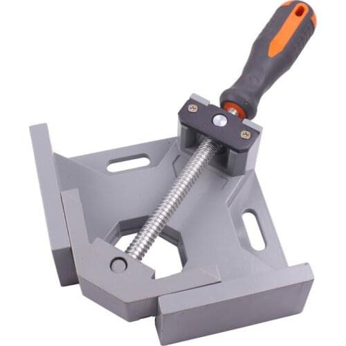 1pcs Aluminum Single Handle 90 Degree Right Angle Clamp Angle corner Clamp Woodworking Frame Clip Right Angle Folder Tool