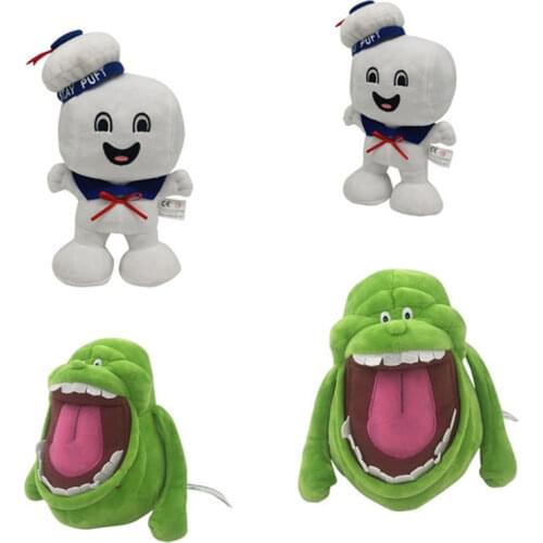 20cm Vintage Ghostbusters 3 Stay Puft Marshmallow Man and Slimer stuffed Plush Bank Sailor stuffed Plush Toy Doll