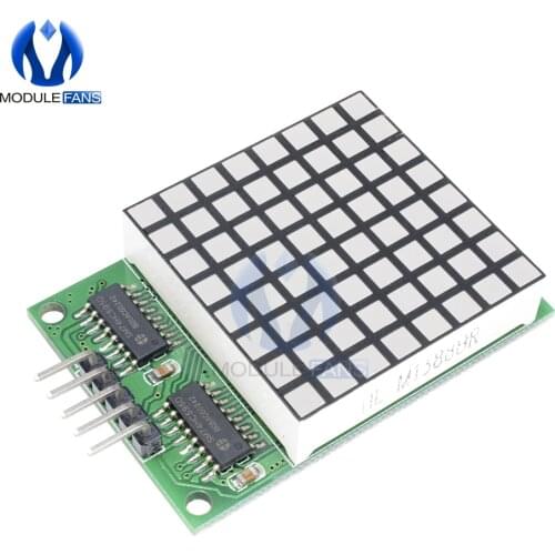 8x8 8*8 8 X 8 Square Matrix Red LED Display Dot 74hc595 Drive Driver Module For Arduino UNO R3 MEGA2560 DUE Raspberry Pi Board