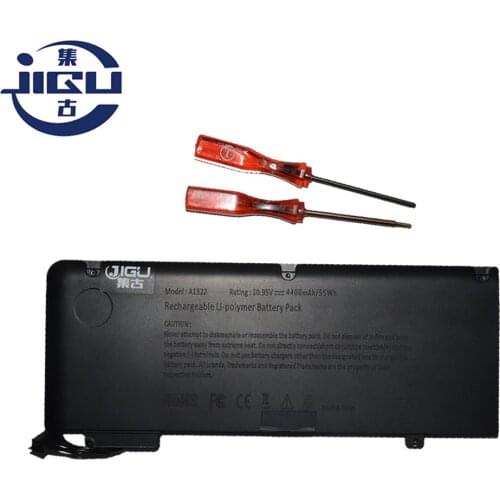 JIGU 10.95V Laptop Battery A1322 For Apple For MacBook Pro 13" MB990CH/A 13" MB990J/A 13" MB990LL/A 13" MB991ZP/A