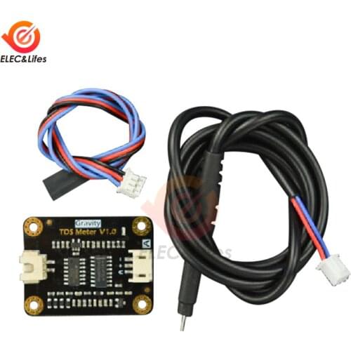 Analog TDS Sensor Module Analog Liquid detection Water Quality Monitoring Sensor for Arduino 51/STM32 3.3-5V with TDS Probe
