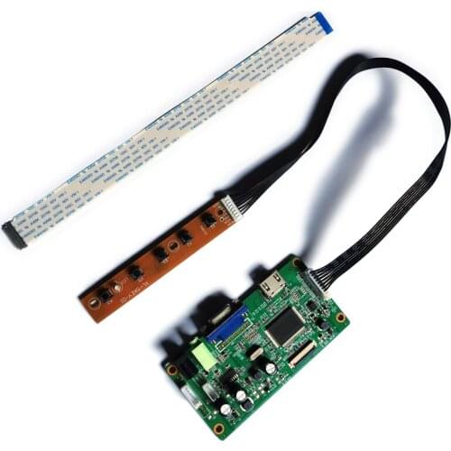 For LP140WH1/LP140WH2/LP140WH6/LP140WH7 EDP LED LCD VGA 30-Pin screen 1366*768 display controller board DIY kit