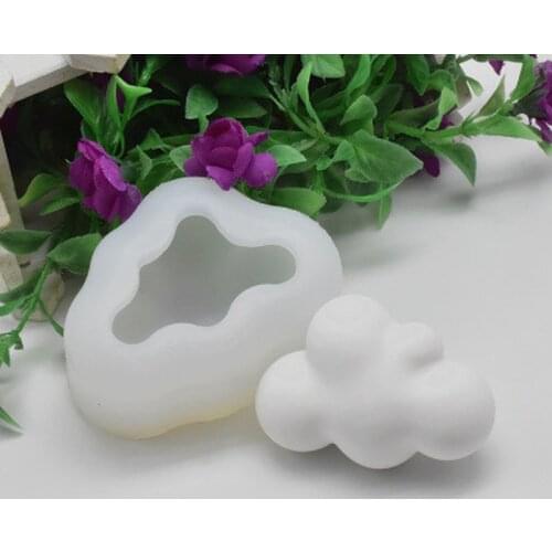Clouds Shape Candle Mold Silicone Molds Cute Jewelry Soap Making Mold Handcraft Ornaments Making Tool DIY Soap Mold Bougie