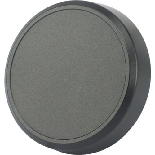 Haoge Cap-X54B Metal Lens Cap for Fujifilm Fuji X100V Camera Silver Compatible With Haoge LH-X54B Lens Hood