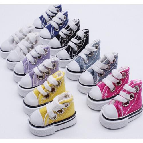 HOUZIWA Blyth Shoes 3.5CM Canvas Shoes For BJD Dolls