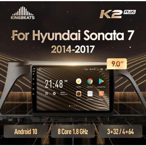 KingBeats Android 10 Octa-Core head unit HU 4G in Dash Car Radio Multimedia Video Player Navigation GPS For Hyundai Sonata 7 LF 2014 - 2017 no dvd 2 din Double Din Android Car Stereo 2din