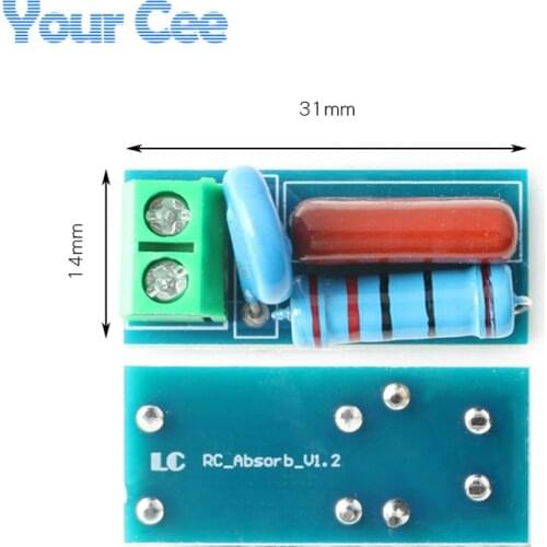RC Absorption/Snubber Circuit Module Relay Contact Protection Circuit Resistance Surge Anti-interference Module