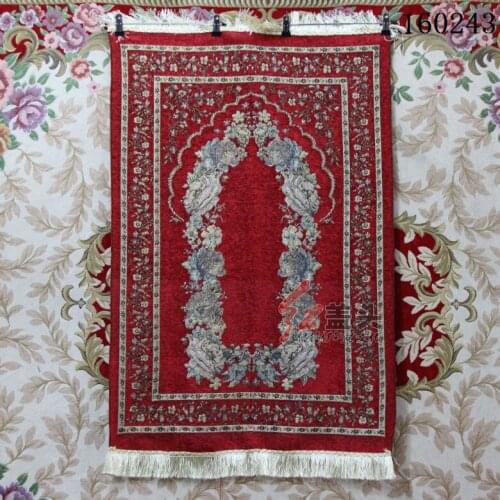 Ramadan Muslim Prayer Blanket Tassel Worship Rugs 70x110cm Prayer Mat Cotton Carpet for Arab Islam Ceremony Blanket The Mosque