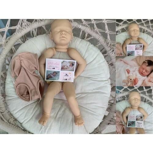 NPK 20Inch Avelee Reborn Doll kit Popular sleeping baby lifelike touch with COA