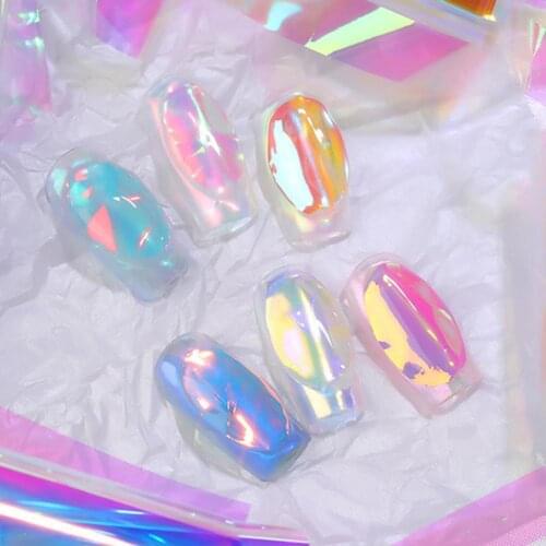 Nail Sticker Safe Super Shiny Tasteless Professional Fingernails Decor for Girl