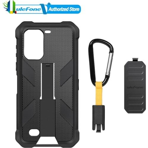 Original Ulefone Armor 7 7E Armor 9 Armor 10 11 5G Phone Back Case Cover TPU+PC Multifunctional Protective Case with Back Clip