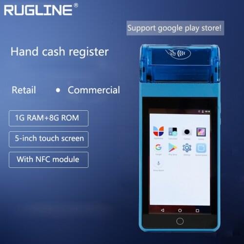 PDA POS 58mm Bluetooth Thermal Receipt Printer 3G WiFi Mobile Order POS Terminal Handheld Android 8.1 Free APP Loyverse POS