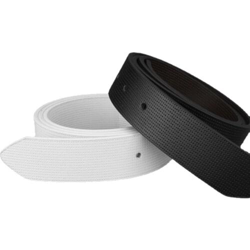 Mens Belts No Buckle Belt Brand Belt Men High Quality Male Genuine Strap Jeans Belt Free Shipping 3.3cm Belts