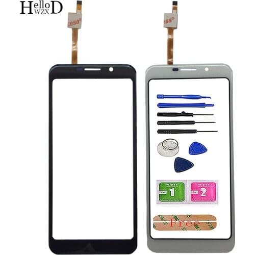 Touch Screen Front Glass For Inoi 3 Power Digitizer Panel Touch Screen TouchScreen Mobile Tools 3M Glue Wipes