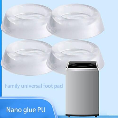 Shock Saver Wasmachine pad 4/8Pcs Washing Machine Accessories Nano Glue Furniture Floor Protector Slipstop Washer Machine Pads