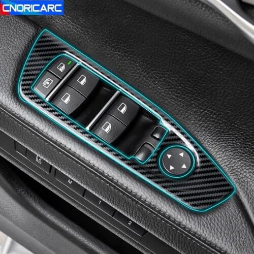 Car Styling Door Window Glass Lifting Buttons Frame Cover Trim For BMW 7 Series F01 2009-2015 LHD Amrest Panel Interior Stickers